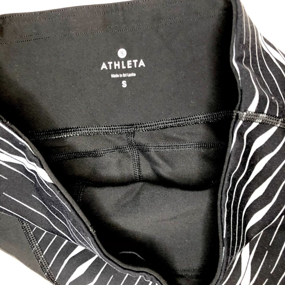Athleta Leggings - Black, Grey, S - Picture 3 of 3